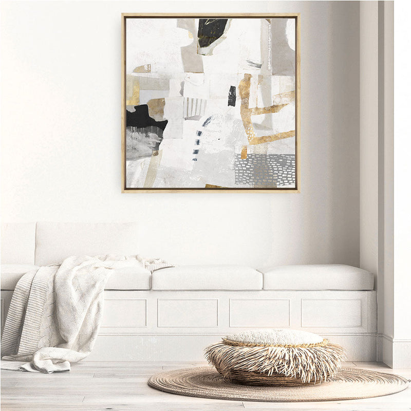 Shop New Connections (Square) Canvas Print a painted abstract themed framed canvas wall art print from The Print Emporium artwork collection - Buy Australian made fine art painting style stretched canvas prints for the home and your interior decor space, TPE-PC-AH003-CA-40X40-NF