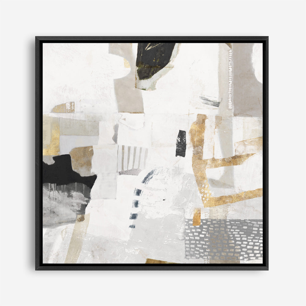 Shop New Connections (Square) Canvas Print a painted abstract themed framed canvas wall art print from The Print Emporium artwork collection - Buy Australian made fine art painting style stretched canvas prints for the home and your interior decor space, TPE-PC-AH003-CA-40X40-NF