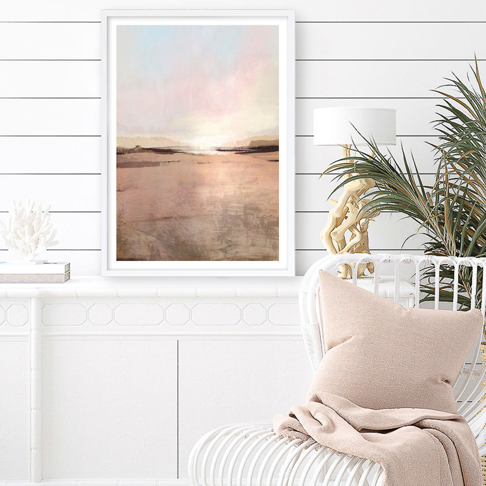 Shop New Dawn Art Print a painted abstract themed wall art print from The Print Emporium wall artwork collection - Buy Australian made fine art painting style poster and framed prints for the home and your interior decor room, TPE-DH-108-AP