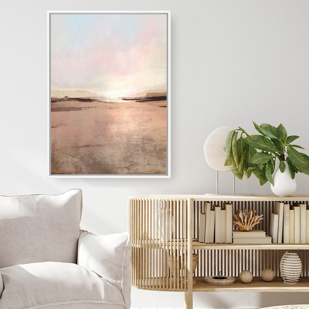 Shop New Dawn Canvas Print a painted abstract themed framed canvas wall art print from The Print Emporium artwork collection - Buy Australian made fine art painting style stretched canvas prints for the home and your interior decor space, TPE-DH-108-CA-35X46-NF