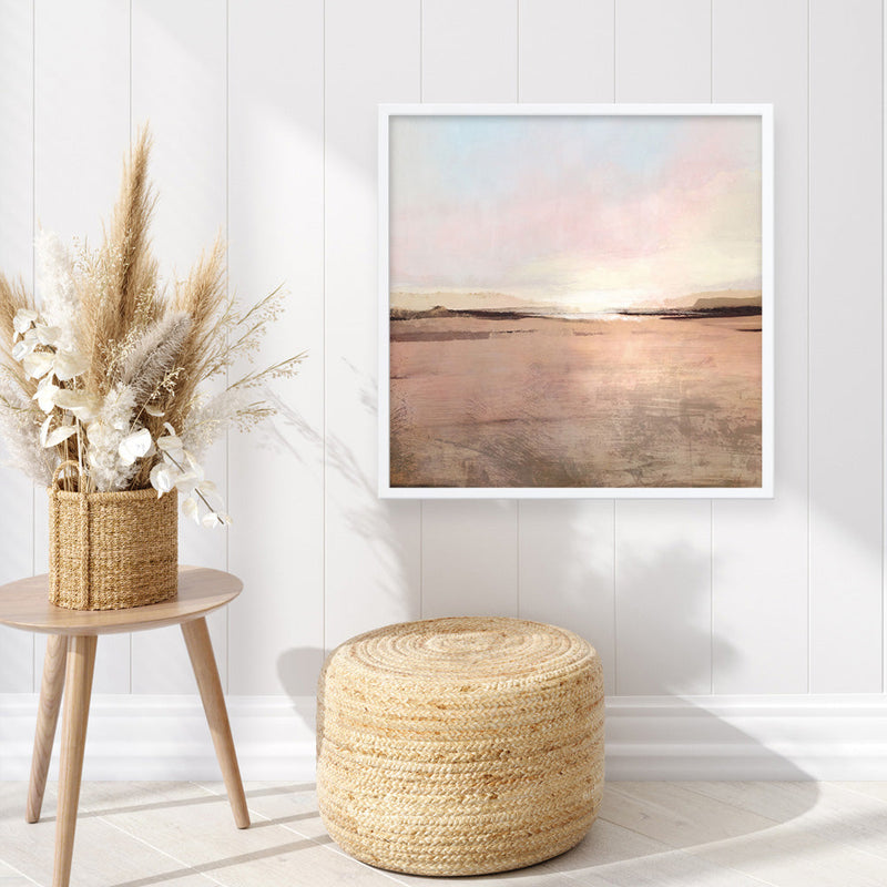 Shop New Dawn (Square) Art Print a painted abstract themed wall art print from The Print Emporium wall artwork collection - Buy Australian made fine art painting style poster and framed prints for the home and your interior decor room, TPE-DH-331-AP