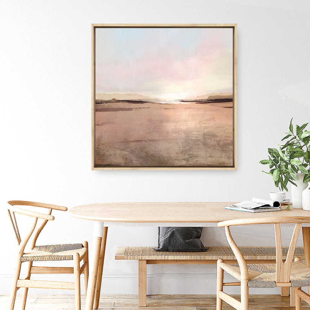 Shop New Dawn (Square) Canvas Print a painted abstract themed framed canvas wall art print from The Print Emporium artwork collection - Buy Australian made fine art painting style stretched canvas prints for the home and your interior decor space, TPE-DH-331-CA-40X40-NF