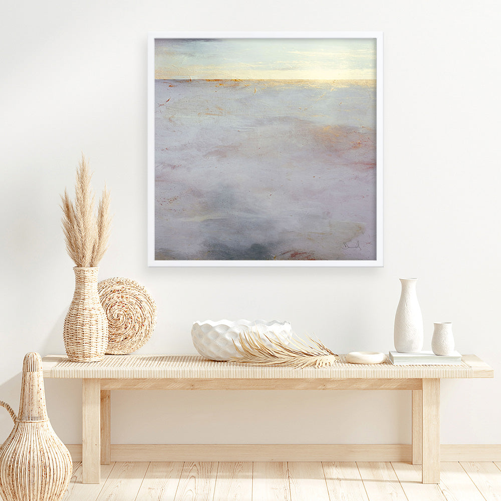 Shop New Day (Square) Art Print a painted abstract themed wall art print from The Print Emporium wall artwork collection - Buy Australian made fine art painting style poster and framed prints for the home and your interior decor room, TPE-DH-167-AP