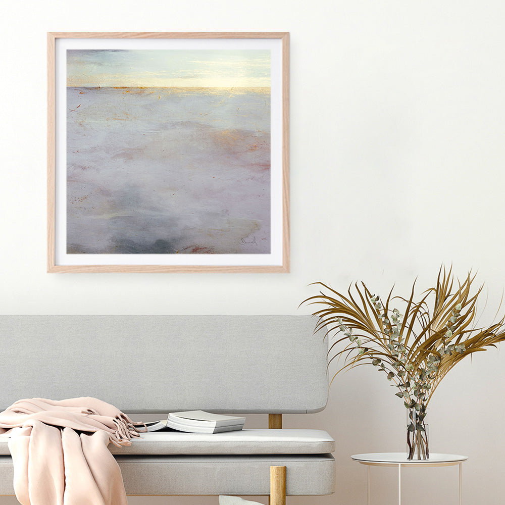 Shop New Day (Square) Art Print a painted abstract themed wall art print from The Print Emporium wall artwork collection - Buy Australian made fine art painting style poster and framed prints for the home and your interior decor room, TPE-DH-167-AP