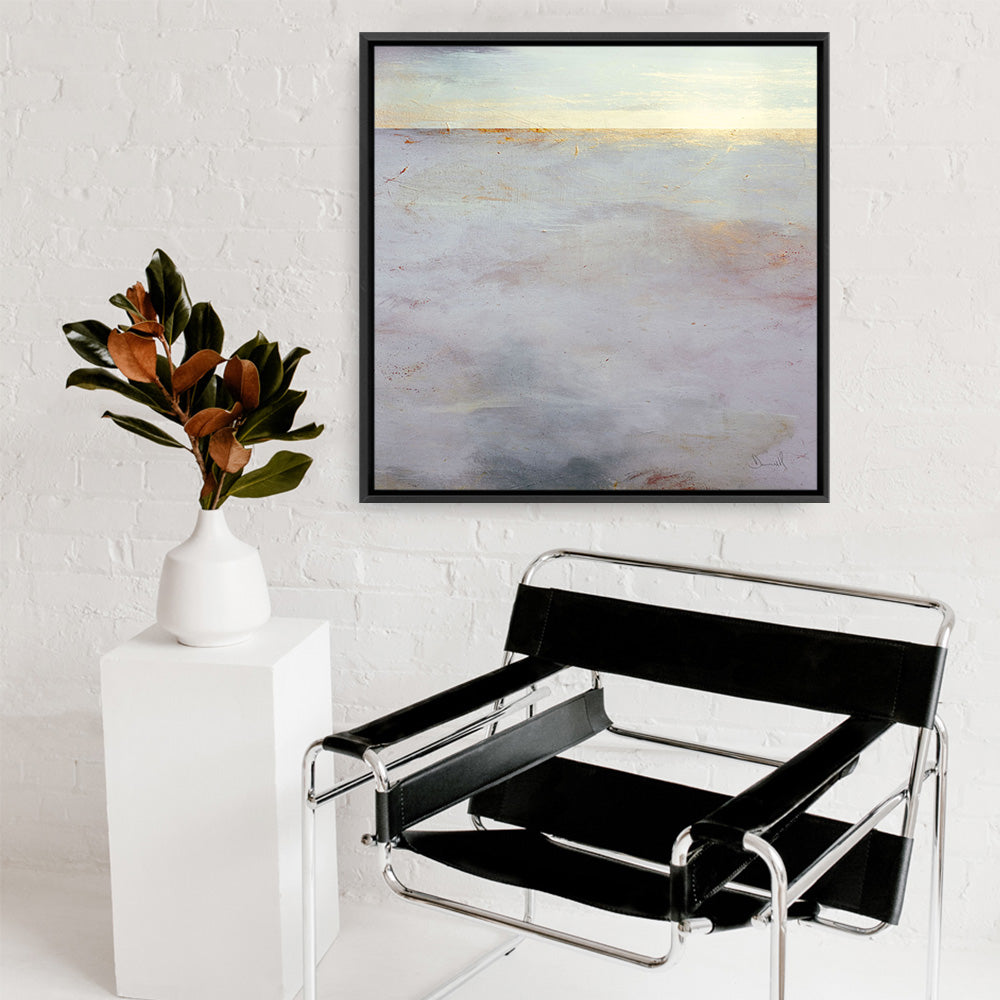 Shop New Day (Square) Canvas Print a painted abstract themed framed canvas wall art print from The Print Emporium artwork collection - Buy Australian made fine art painting style stretched canvas prints for the home and your interior decor space, TPE-DH-167-CA-40X40-NF