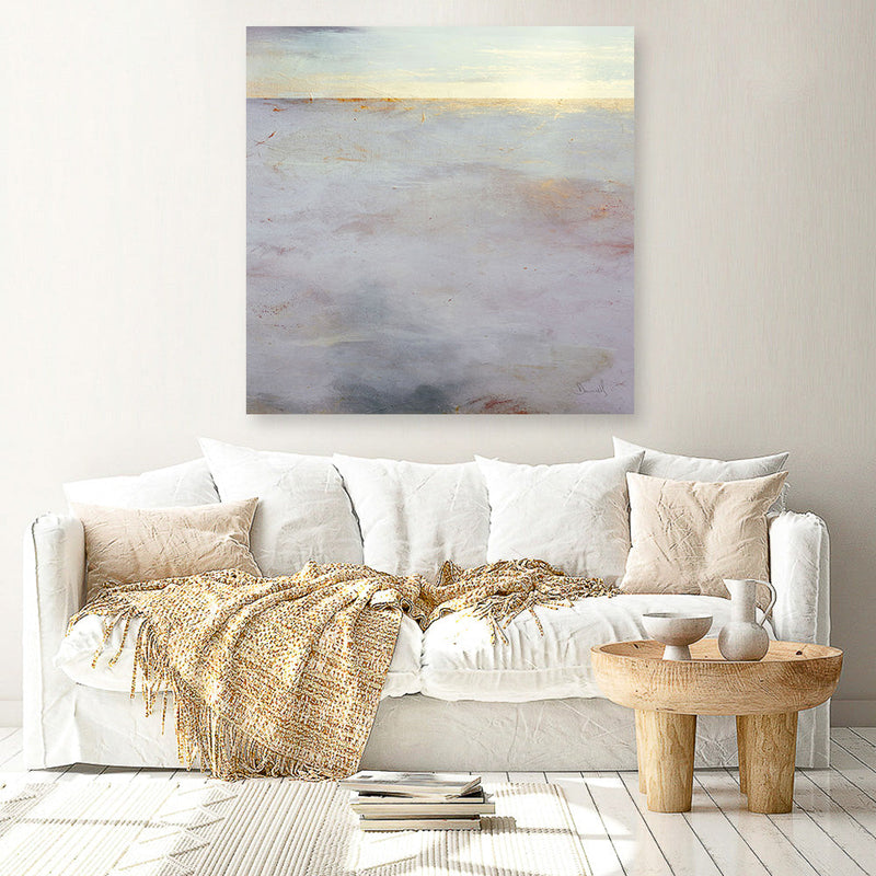 Shop New Day (Square) Canvas Print a painted abstract themed framed canvas wall art print from The Print Emporium artwork collection - Buy Australian made fine art painting style stretched canvas prints for the home and your interior decor space, TPE-DH-167-CA-40X40-NF