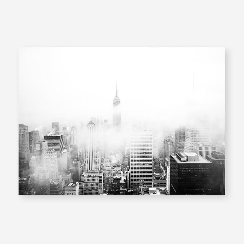 Shop New York Fog Photo Art Print a photography wall art print from The Print Emporium wall artwork collection - Buy Australian made fine art poster and framed prints for the home and your interior decor room, TPE-604-AP