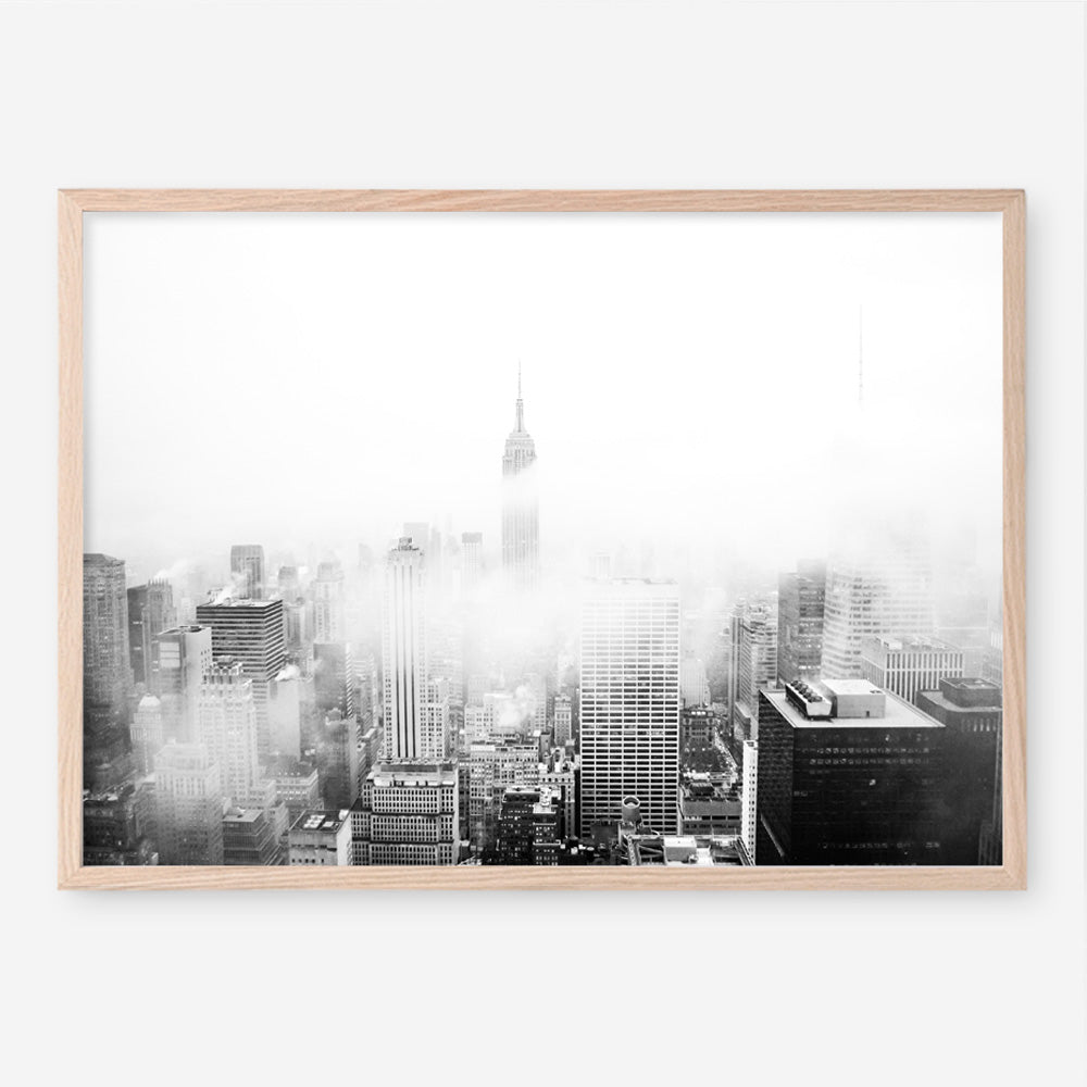 Shop New York Fog Photo Art Print a photography wall art print from The Print Emporium wall artwork collection - Buy Australian made fine art poster and framed prints for the home and your interior decor room, TPE-604-AP