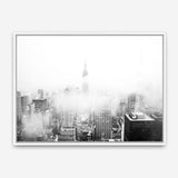Shop New York Fog Photo Canvas Print a photography framed stretched canvas print from The Print Emporium wall artwork collection - Buy Australian made prints for the home and your interior decor space, TPE-604-CA-35X46-NF