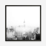 Shop New York Fog (Square) Photo Art Print a photography wall art print from The Print Emporium wall artwork collection - Buy Australian made fine art poster and framed prints for the home and your interior decor room, TPE-605-AP