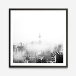 Shop New York Fog (Square) Photo Art Print a photography wall art print from The Print Emporium wall artwork collection - Buy Australian made fine art poster and framed prints for the home and your interior decor room, TPE-605-AP