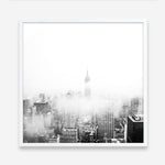 Shop New York Fog (Square) Photo Art Print a photography wall art print from The Print Emporium wall artwork collection - Buy Australian made fine art poster and framed prints for the home and your interior decor room, TPE-605-AP