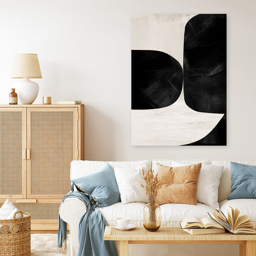Shop Night Set 2 Canvas Print a painted abstract themed framed canvas wall art print from The Print Emporium artwork collection - Buy Australian made fine art painting style stretched canvas prints for the home and your interior decor space, TPE-DH-080-CA-35X46-NF