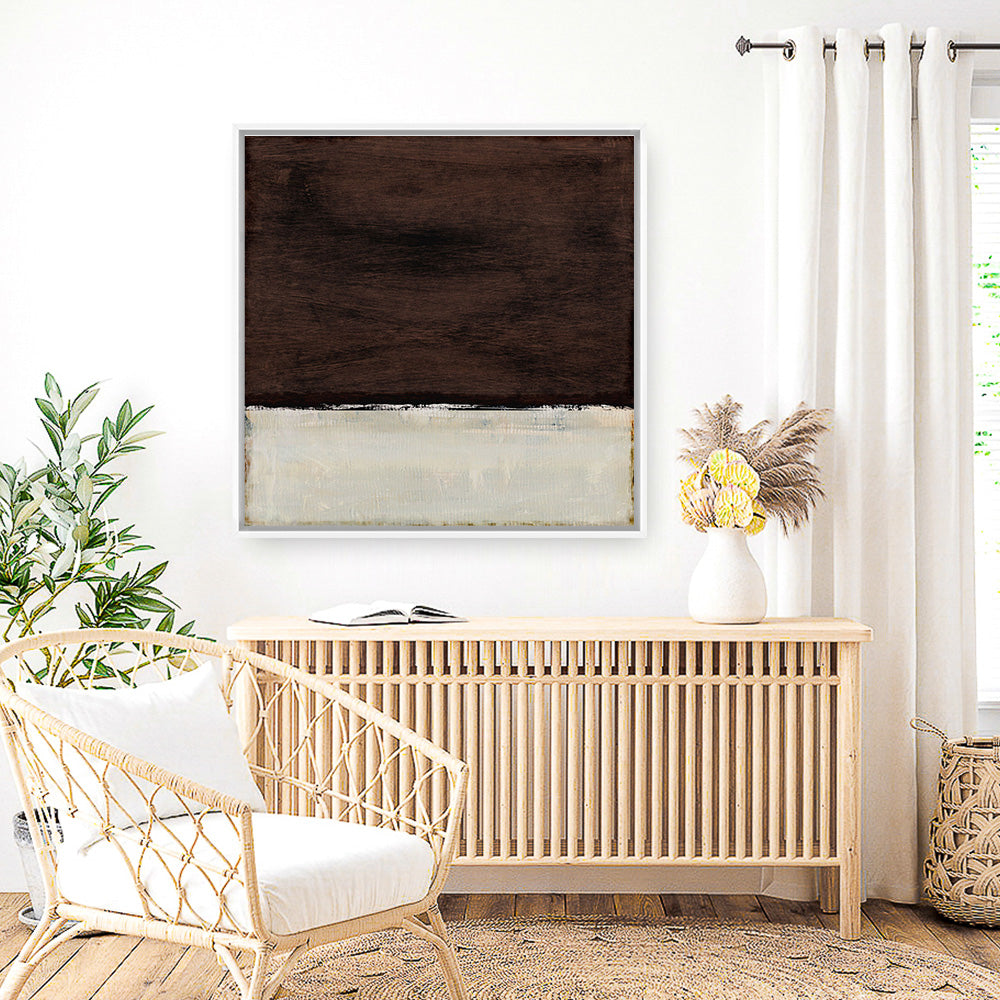 Shop Night (Square) Canvas Print a painted abstract themed framed canvas wall art print from The Print Emporium artwork collection - Buy Australian made fine art painting style stretched canvas prints for the home and your interior decor space, TPE-DH-168-CA-40X40-NF