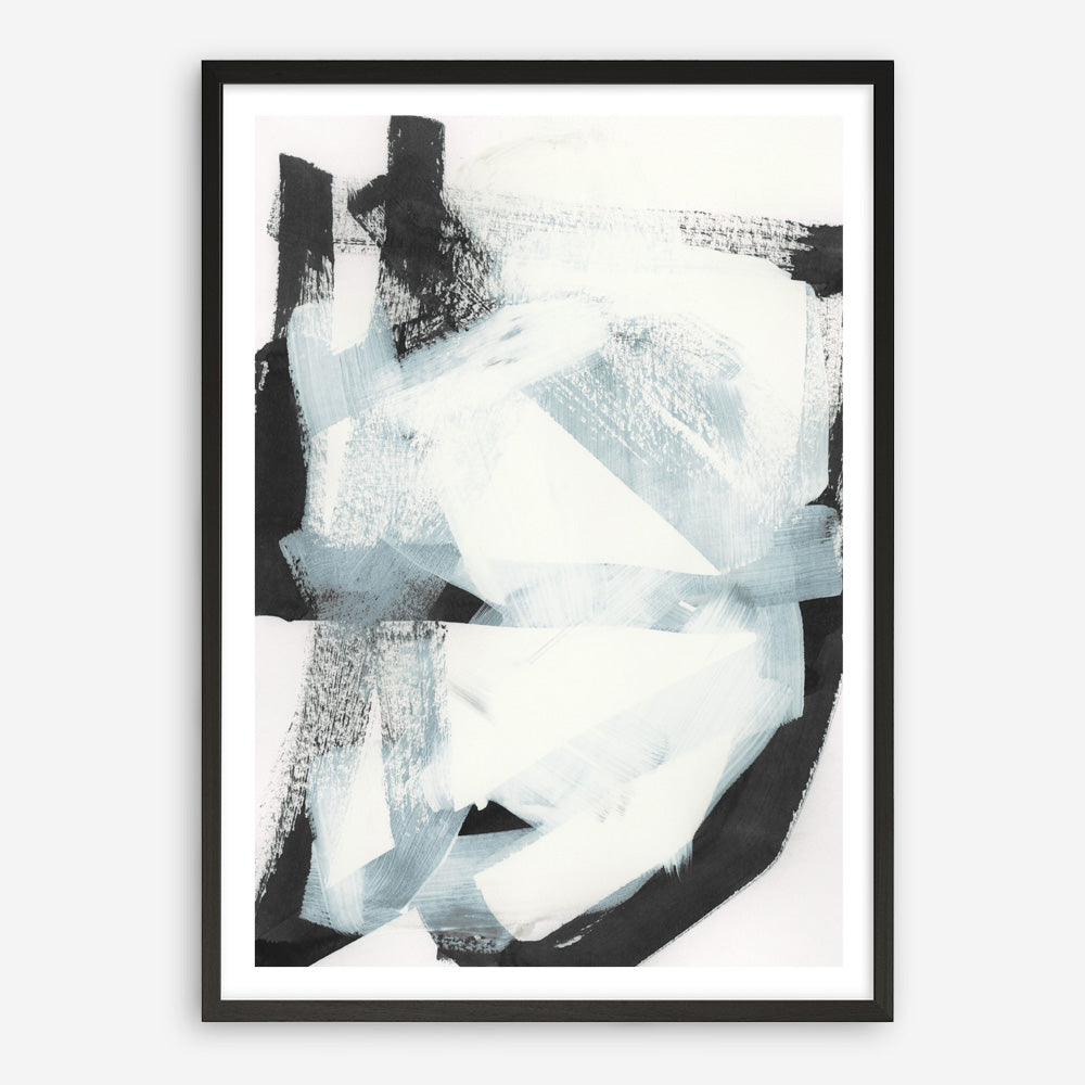 Shop Noir Shapes I Art Print a painted abstract themed wall art print from The Print Emporium wall artwork collection - Buy Australian made fine art painting style poster and framed prints for the home and your interior decor room, TPE-PC-WZ561-AP