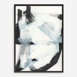 Shop Noir Shapes I Art Print a painted abstract themed wall art print from The Print Emporium wall artwork collection - Buy Australian made fine art painting style poster and framed prints for the home and your interior decor room, TPE-PC-WZ561-AP