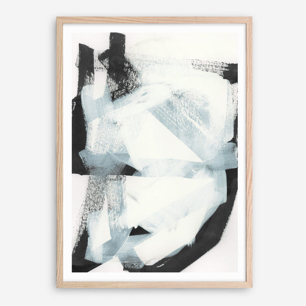 Shop Noir Shapes I Art Print a painted abstract themed wall art print from The Print Emporium wall artwork collection - Buy Australian made fine art painting style poster and framed prints for the home and your interior decor room, TPE-PC-WZ561-AP