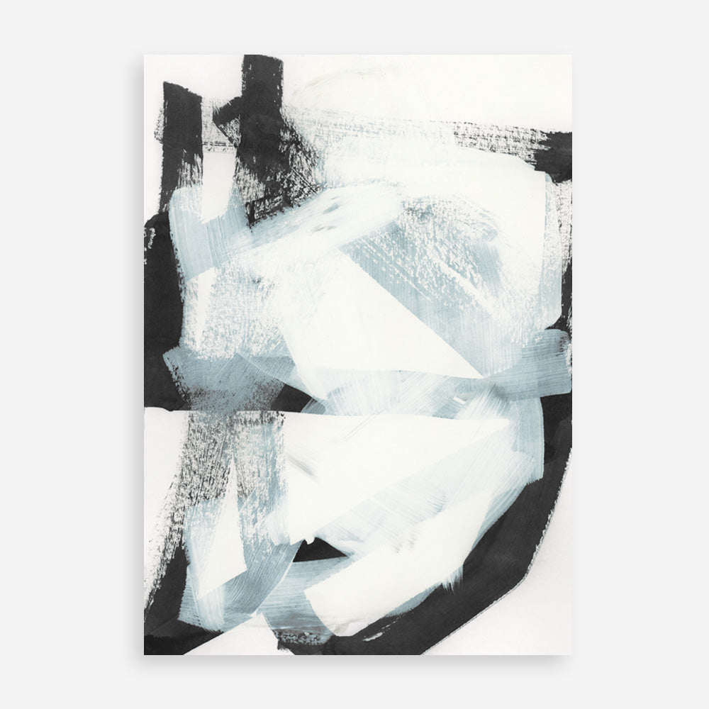 Shop Noir Shapes I Art Print a painted abstract themed wall art print from The Print Emporium wall artwork collection - Buy Australian made fine art painting style poster and framed prints for the home and your interior decor room, TPE-PC-WZ561-AP