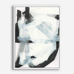 Shop Noir Shapes I Canvas Print a painted abstract themed framed canvas wall art print from The Print Emporium artwork collection - Buy Australian made fine art painting style stretched canvas prints for the home and your interior decor space, TPE-PC-WZ561-CA-35X46-NF