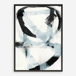 Shop Noir Shapes II Art Print a painted abstract themed wall art print from The Print Emporium wall artwork collection - Buy Australian made fine art painting style poster and framed prints for the home and your interior decor room, TPE-PC-WZ562-AP