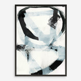 Shop Noir Shapes II Art Print a painted abstract themed wall art print from The Print Emporium wall artwork collection - Buy Australian made fine art painting style poster and framed prints for the home and your interior decor room, TPE-PC-WZ562-AP