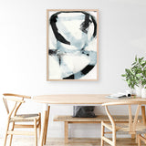 Shop Noir Shapes II Art Print a painted abstract themed wall art print from The Print Emporium wall artwork collection - Buy Australian made fine art painting style poster and framed prints for the home and your interior decor room, TPE-PC-WZ562-AP