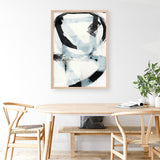 Shop Noir Shapes II Art Print a painted abstract themed wall art print from The Print Emporium wall artwork collection - Buy Australian made fine art painting style poster and framed prints for the home and your interior decor room, TPE-PC-WZ562-AP