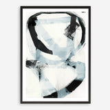 Shop Noir Shapes II Art Print a painted abstract themed wall art print from The Print Emporium wall artwork collection - Buy Australian made fine art painting style poster and framed prints for the home and your interior decor room, TPE-PC-WZ562-AP