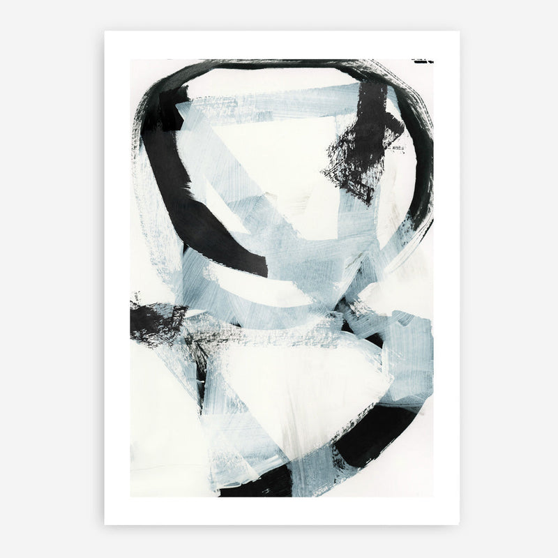 Shop Noir Shapes II Art Print a painted abstract themed wall art print from The Print Emporium wall artwork collection - Buy Australian made fine art painting style poster and framed prints for the home and your interior decor room, TPE-PC-WZ562-AP