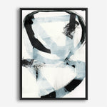Shop Noir Shapes II Canvas Print a painted abstract themed framed canvas wall art print from The Print Emporium artwork collection - Buy Australian made fine art painting style stretched canvas prints for the home and your interior decor space, TPE-PC-WZ562-CA-35X46-NF
