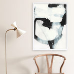 Shop Noir Shapes III Art Print a painted abstract themed wall art print from The Print Emporium wall artwork collection - Buy Australian made fine art painting style poster and framed prints for the home and your interior decor room, TPE-PC-WZ563-AP