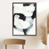 Shop Noir Shapes III Art Print a painted abstract themed wall art print from The Print Emporium wall artwork collection - Buy Australian made fine art painting style poster and framed prints for the home and your interior decor room, TPE-PC-WZ563-AP
