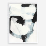 Shop Noir Shapes III Art Print a painted abstract themed wall art print from The Print Emporium wall artwork collection - Buy Australian made fine art painting style poster and framed prints for the home and your interior decor room, TPE-PC-WZ563-AP