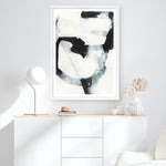 Shop Noir Shapes III Art Print a painted abstract themed wall art print from The Print Emporium wall artwork collection - Buy Australian made fine art painting style poster and framed prints for the home and your interior decor room, TPE-PC-WZ563-AP