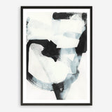 Shop Noir Shapes III Art Print a painted abstract themed wall art print from The Print Emporium wall artwork collection - Buy Australian made fine art painting style poster and framed prints for the home and your interior decor room, TPE-PC-WZ563-AP