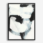 Shop Noir Shapes III Canvas Print a painted abstract themed framed canvas wall art print from The Print Emporium artwork collection - Buy Australian made fine art painting style stretched canvas prints for the home and your interior decor space, TPE-PC-WZ563-CA-35X46-NF