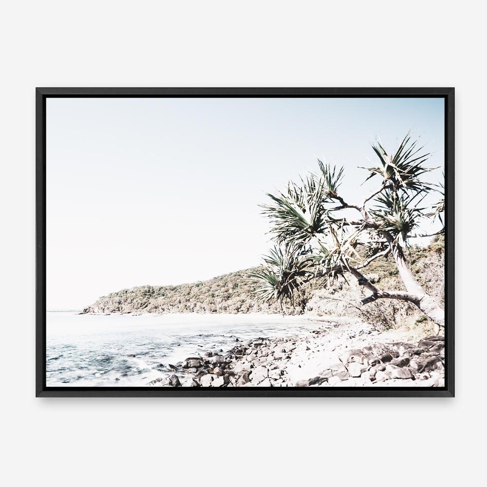 Shop Noosa Bay I Photo Canvas Print a coastal themed photography framed stretched canvas print from The Print Emporium wall artwork collection - Buy Australian made prints for the home and your interior decor space, TPE-1231-CA-35X46-NF