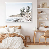 Shop Noosa Bay I Photo Canvas Print a coastal themed photography framed stretched canvas print from The Print Emporium wall artwork collection - Buy Australian made prints for the home and your interior decor space, TPE-1231-CA-35X46-NF