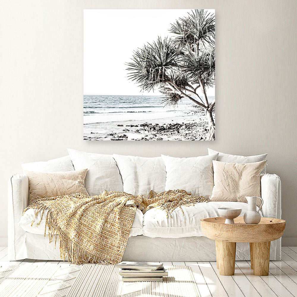 Shop Noosa I (Square) Photo Canvas a coastal themed photography framed stretched canvas print from The Print Emporium wall artwork collection - Buy Australian made prints for the home and your interior decor space, TPE-601-CA-40X40-NF