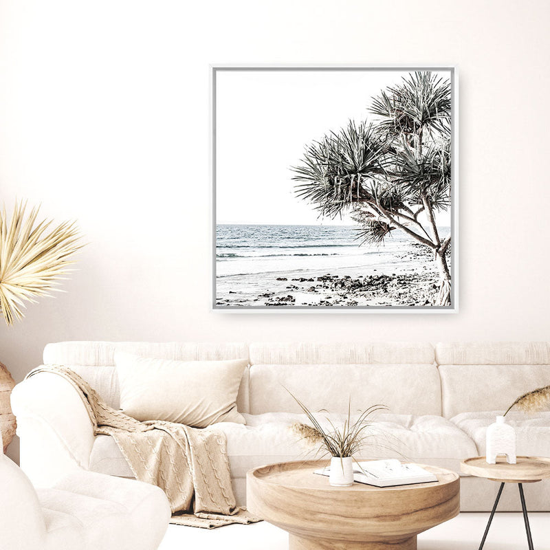 Shop Noosa I (Square) Photo Canvas a coastal themed photography framed stretched canvas print from The Print Emporium wall artwork collection - Buy Australian made prints for the home and your interior decor space, TPE-601-CA-40X40-NF