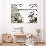 Shop Noosa Views Photo Canvas Print a coastal themed photography framed stretched canvas print from The Print Emporium wall artwork collection - Buy Australian made prints for the home and your interior decor space, TPE-1066-CA-35X46-NF