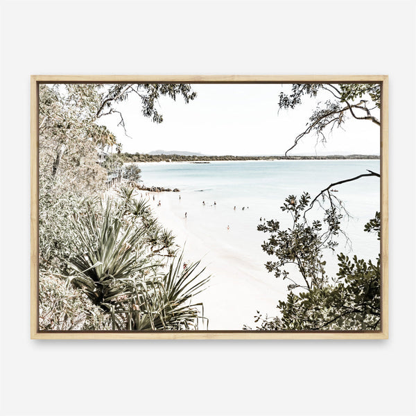Shop Noosa Views Photo Canvas Print a coastal themed photography framed stretched canvas print from The Print Emporium wall artwork collection - Buy Australian made prints for the home and your interior decor space, TPE-1066-CA-35X46-NF