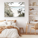 Shop Noosa Views Photo Canvas Print a coastal themed photography framed stretched canvas print from The Print Emporium wall artwork collection - Buy Australian made prints for the home and your interior decor space, TPE-1066-CA-35X46-NF