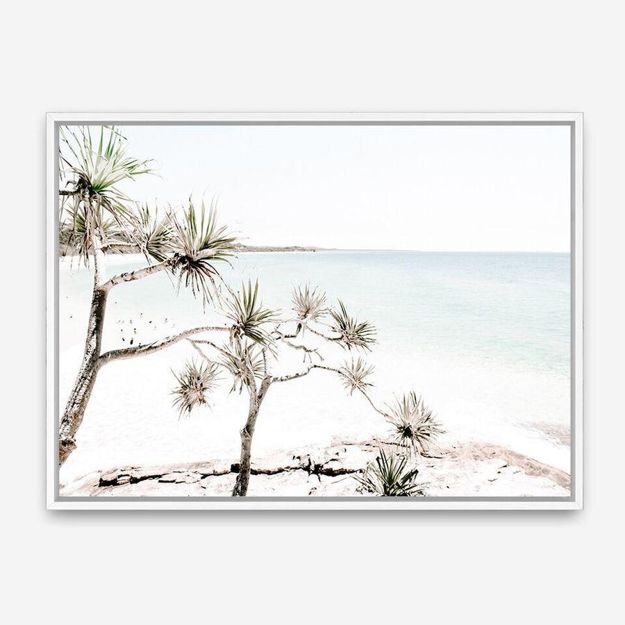 Shop North Stradbroke Island Views Photo Canvas Print a coastal themed photography framed stretched canvas print from The Print Emporium wall artwork collection - Buy Australian made prints for the home and your interior decor space, TPE-533-CA-35X46-NF