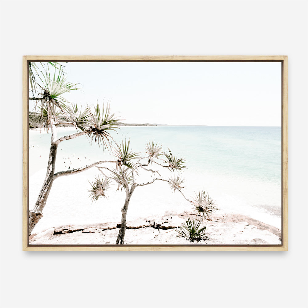 Shop North Stradbroke Island Views Photo Canvas Print a coastal themed photography framed stretched canvas print from The Print Emporium wall artwork collection - Buy Australian made prints for the home and your interior decor space, TPE-533-CA-35X46-NF
