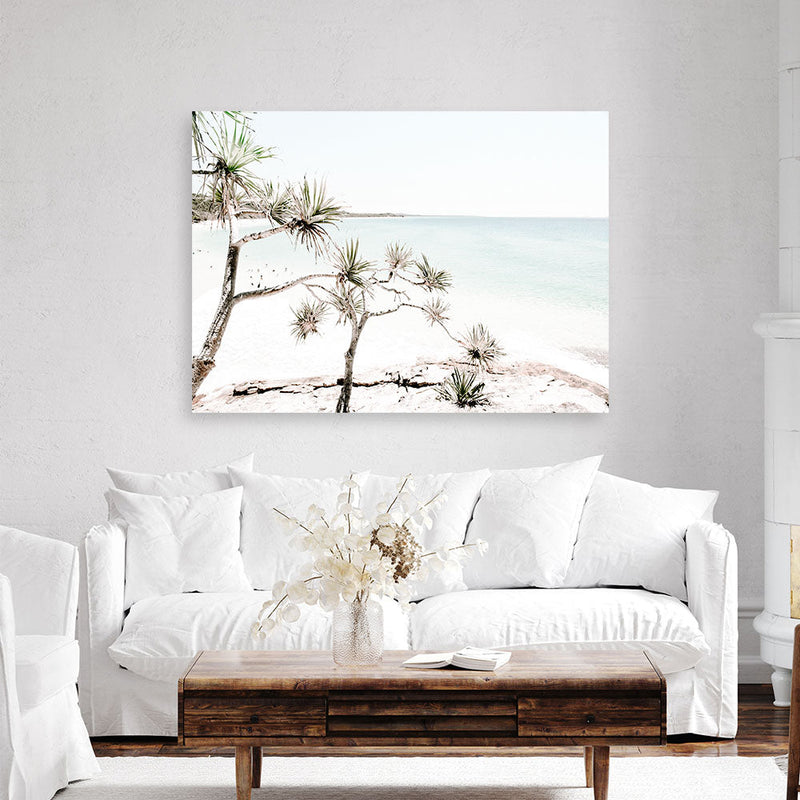Shop North Stradbroke Island Views Photo Canvas Print a coastal themed photography framed stretched canvas print from The Print Emporium wall artwork collection - Buy Australian made prints for the home and your interior decor space, TPE-533-CA-35X46-NF