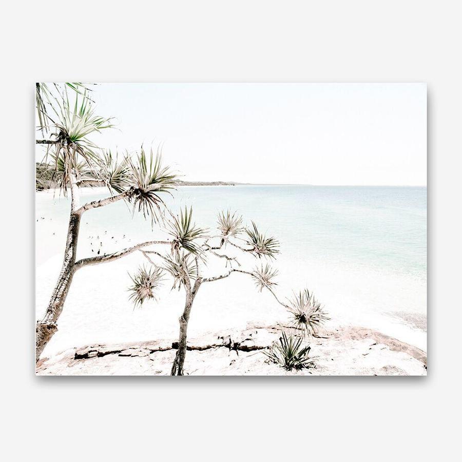 Shop North Stradbroke Island Views Photo Canvas Print a coastal themed photography framed stretched canvas print from The Print Emporium wall artwork collection - Buy Australian made prints for the home and your interior decor space, TPE-533-CA-35X46-NF