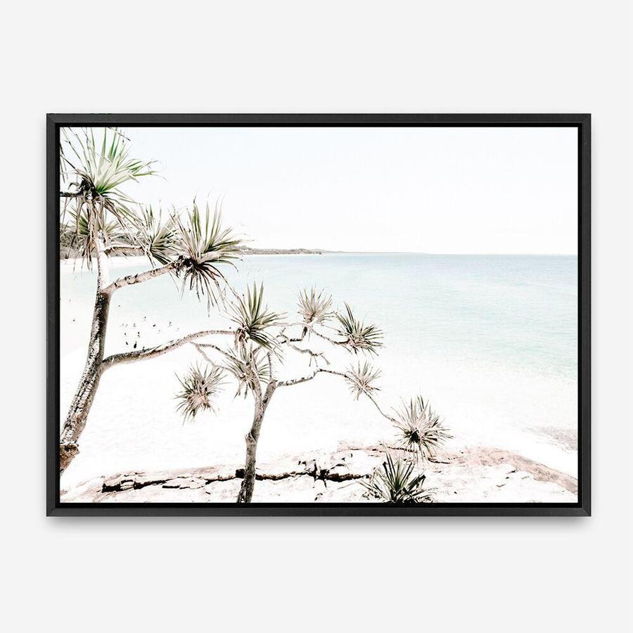 Shop North Stradbroke Island Views Photo Canvas Print a coastal themed photography framed stretched canvas print from The Print Emporium wall artwork collection - Buy Australian made prints for the home and your interior decor space, TPE-533-CA-35X46-NF