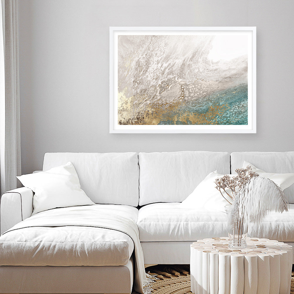 Shop Nortia Art Print a painted abstract themed wall art print from The Print Emporium wall artwork collection - Buy Australian made fine art painting style poster and framed prints for the home and your interior decor room, TPE-PC-HB017-AP