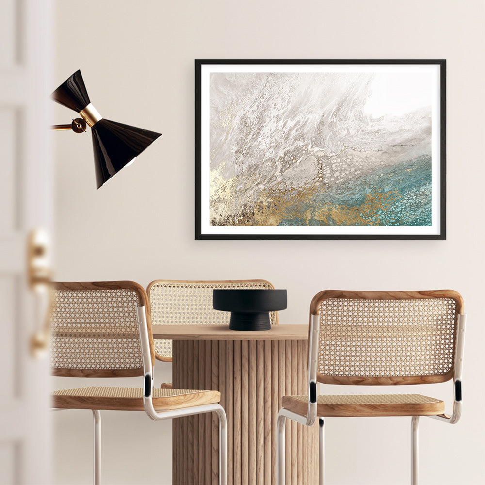 Shop Nortia Art Print a painted abstract themed wall art print from The Print Emporium wall artwork collection - Buy Australian made fine art painting style poster and framed prints for the home and your interior decor room, TPE-PC-HB017-AP